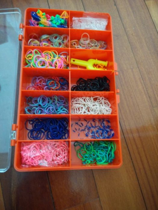"Máquina" de elásticos das pulseiras