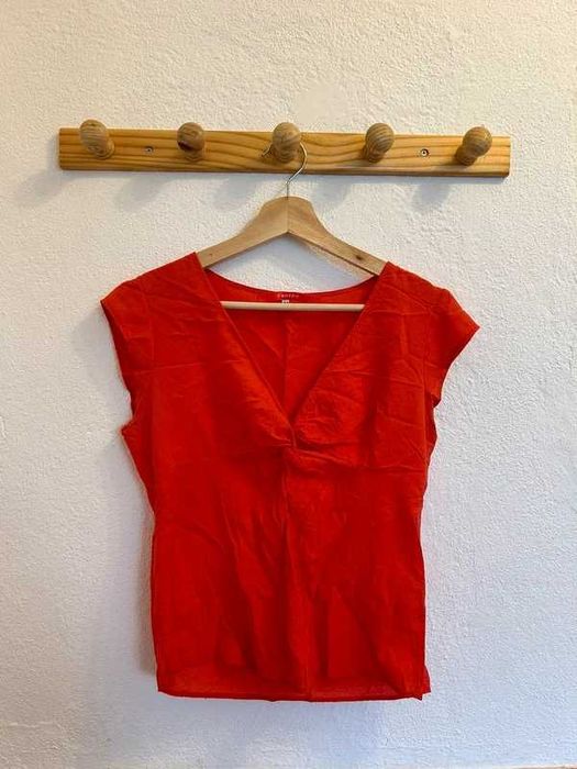 Blusinha coral Cantão