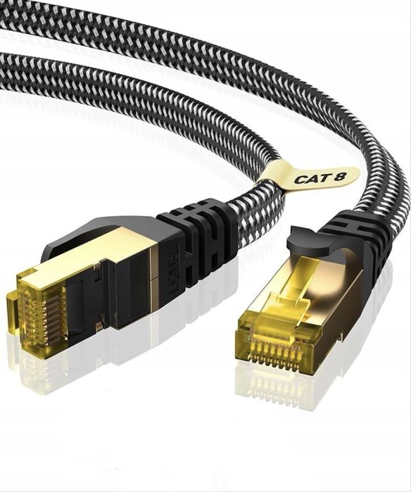 Мережевий кабель Ethernet Cat8 ARISKEEN 30м, LAN кабель RJ45