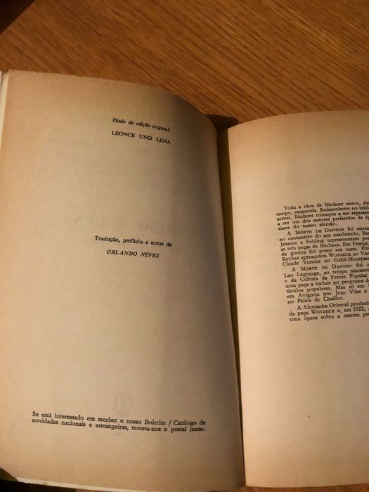 LEÔNCIO E LENA   Georg Buchner