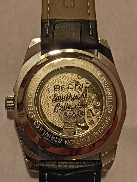Relógio novo com certificados, FREDRIC,  movimento tourbillon, qualidade e elegância.