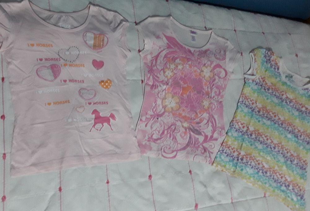 Lote t-shirts 6/8 anos