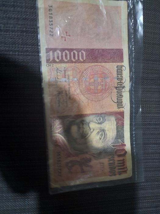 Nota de 10 Mil escudos. 10000 escudos de 1996
