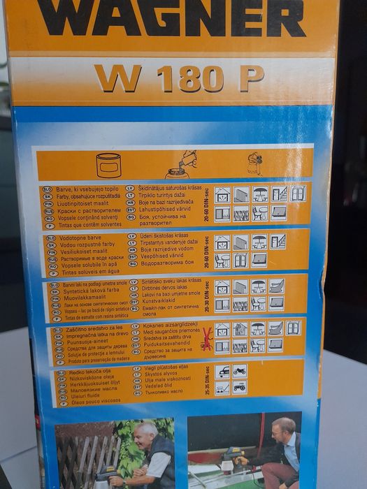 Pistola de pintura Wagner w 180 p