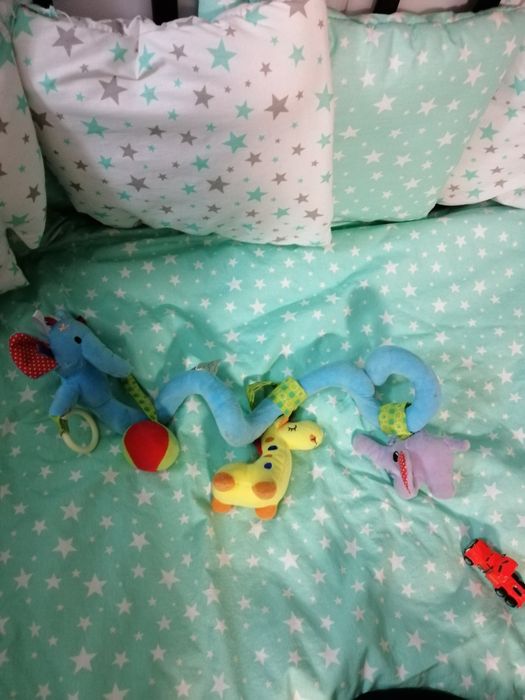 Игрушка-змейка, подвеска на коляску, кроватку