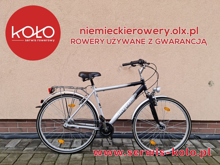 Rower męski miejski IKARUS koła 28 SHIMANO aluminium rabat WYSYŁKA