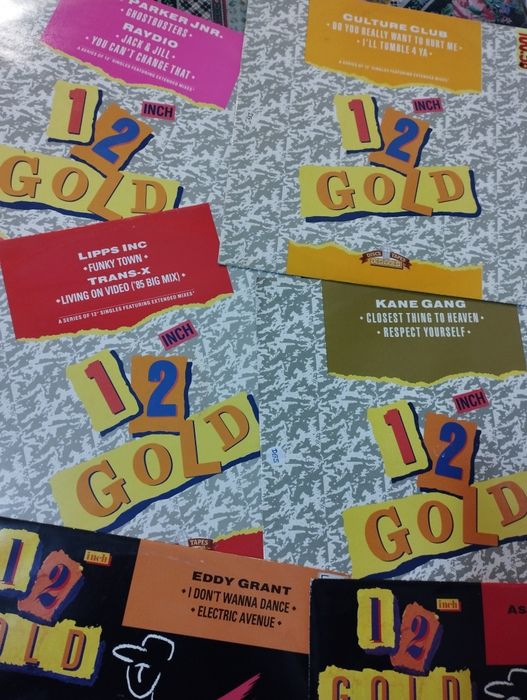 Lote Maxi-singles vinil 12" Old Gold ( 80's )