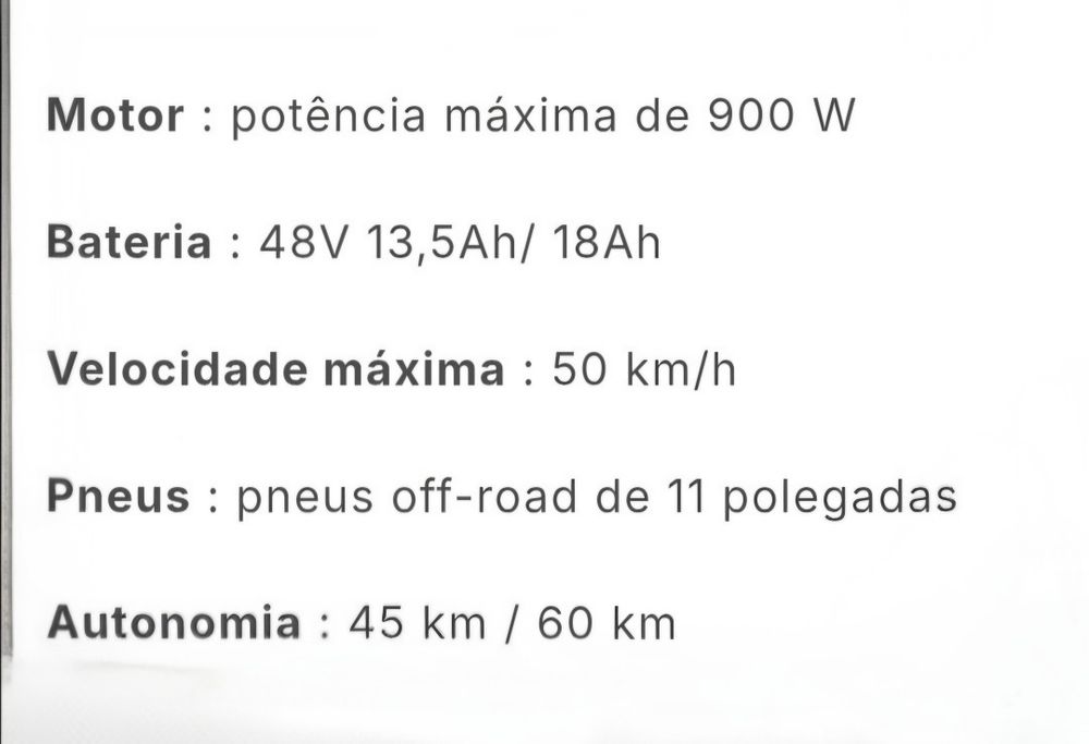 Trotinete Elétrica OOTD T10 [ NOVA ]