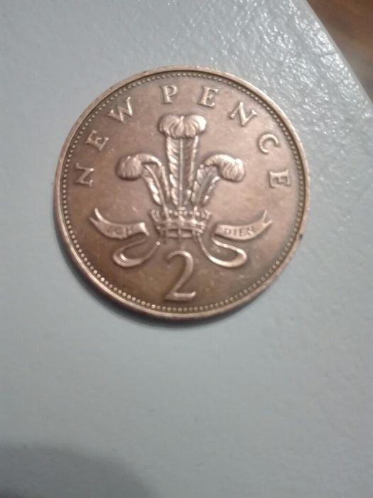 Moneta kolekcjonerska 2 NEW PENCE