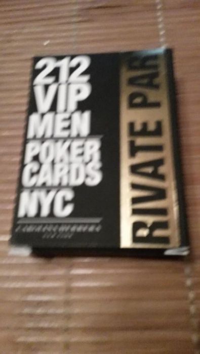 Baralho de cartas VIP