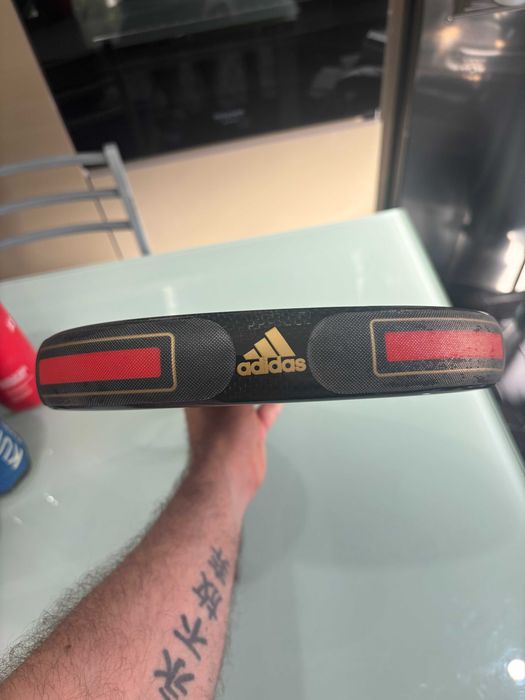 Pack Padel Adidas: Raquete Pro Carbon Gold CTRL + Mala + Bolas