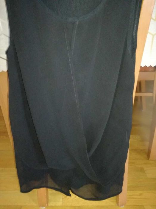 bluzka Intimissimi  bez rękawów czarna ,rozmiar S