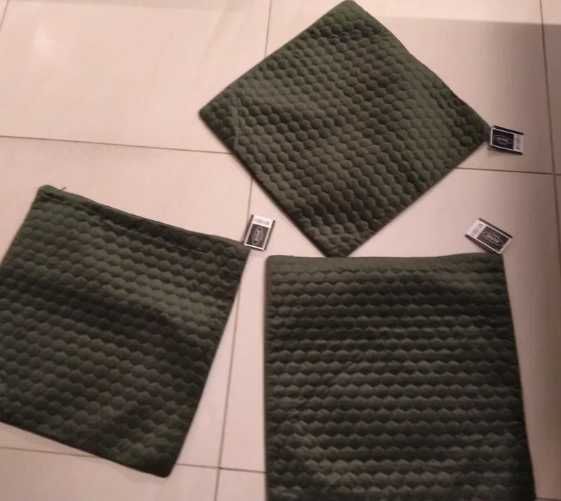 Butelkowa zieleń 1 szt. Poszewki na poduszki 45x45