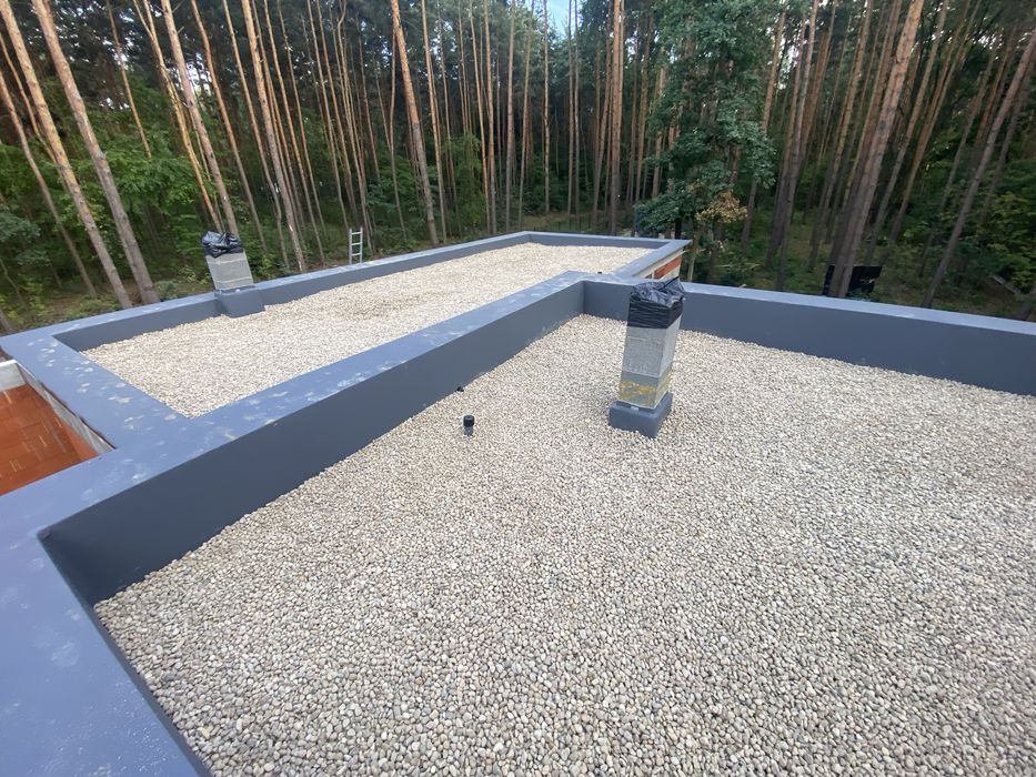 Dachy płaskie Hydroizolacja Tarasy Balkony Obróbka blacharska Membrana