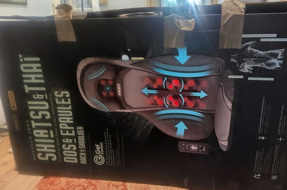 Cadeira de Massagem Homedics Shiatsu e Tailandesa – Como Nova