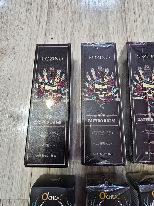 Krem Balsam Masło do pielęgnacji ochrony tatuażu ZESTAW ŁÓDŹ  TANIO !!