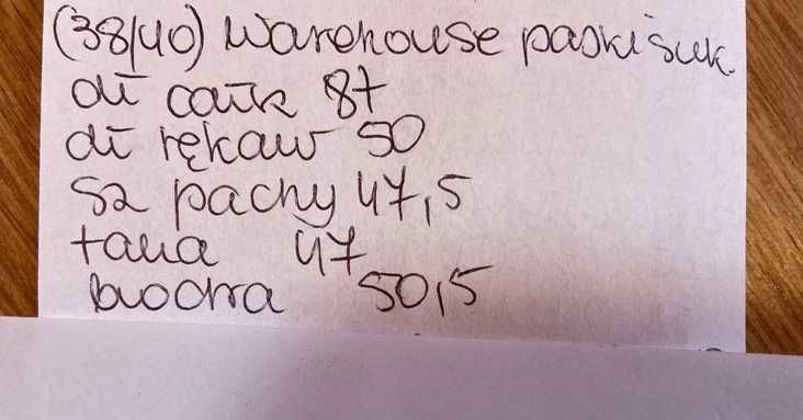 38 40 warehouse sukienka midi zip zamek kieszenie pasiak midi dres