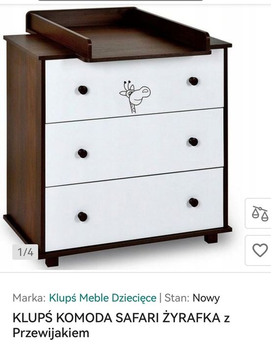 Komoda z przewijakiem