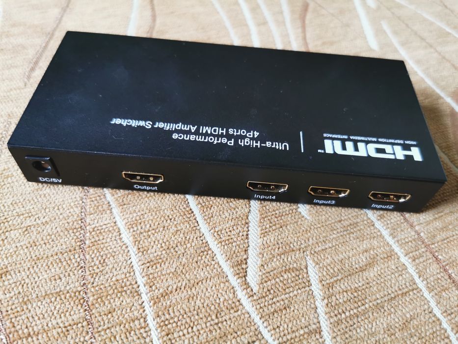 HDMI Switcher przełącznik 4 wejścia