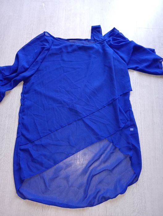 Nowa przewiewna bluzka tunika asymetryczna rozmiar XL
