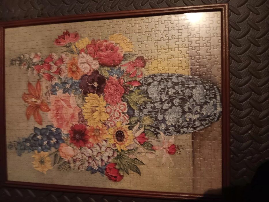 Quadros feitos em puzzle