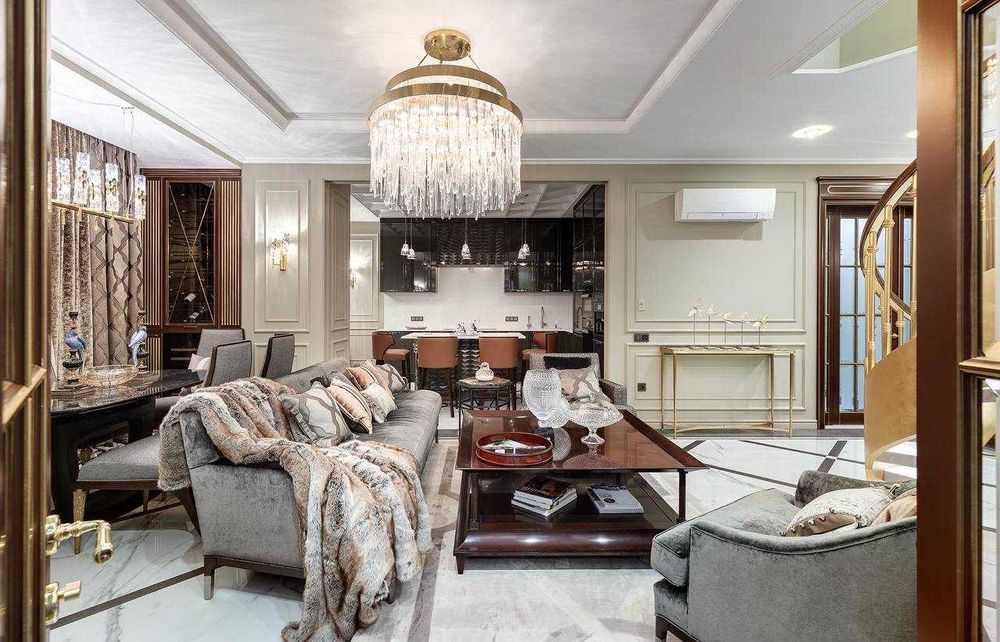 Ексклюзивна дворівнева квартира. Оболонська Набережна  Ж.К. " Парус"