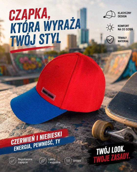 CZAPKA BASEBALL CAP Enrico Coveri -70% ceny !!!