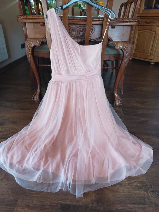 Sukienka Mohito 40 MIDI  pudrowy róż