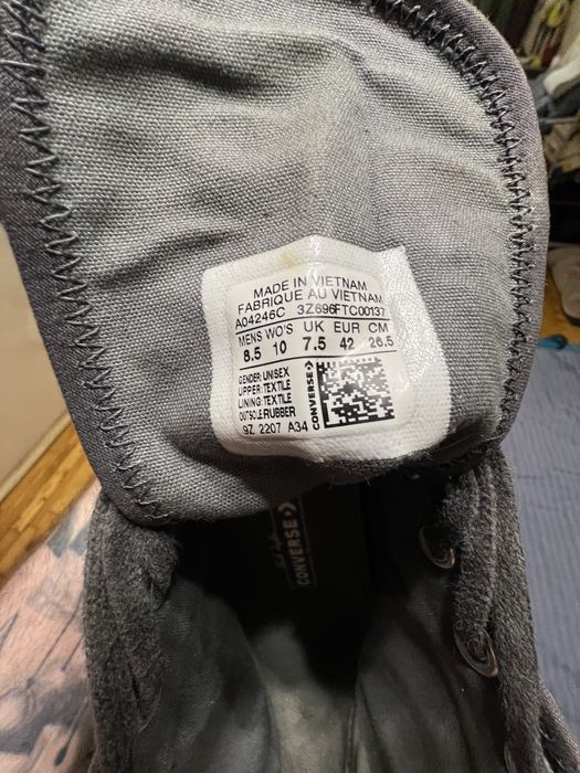 кеди високі Converse