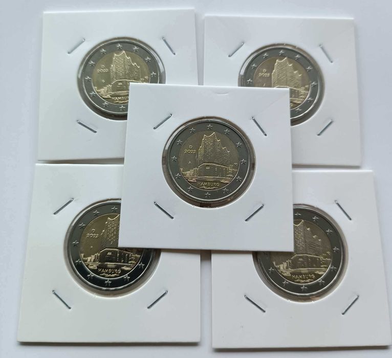 2 € Alemanha - Conjuntos 5 moedas