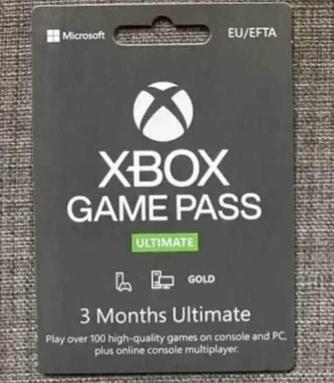 Xbox Game Pass Ultimate 3 msc+