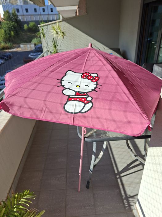 Chapéu de sol Hello Kitty