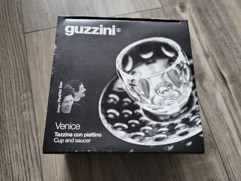 Filiżanki z podstawkami do espresso Guzzini 16 szt