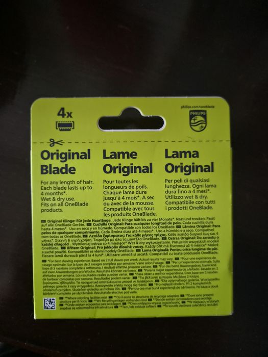 Ostrza Philipsa OneBlade x4