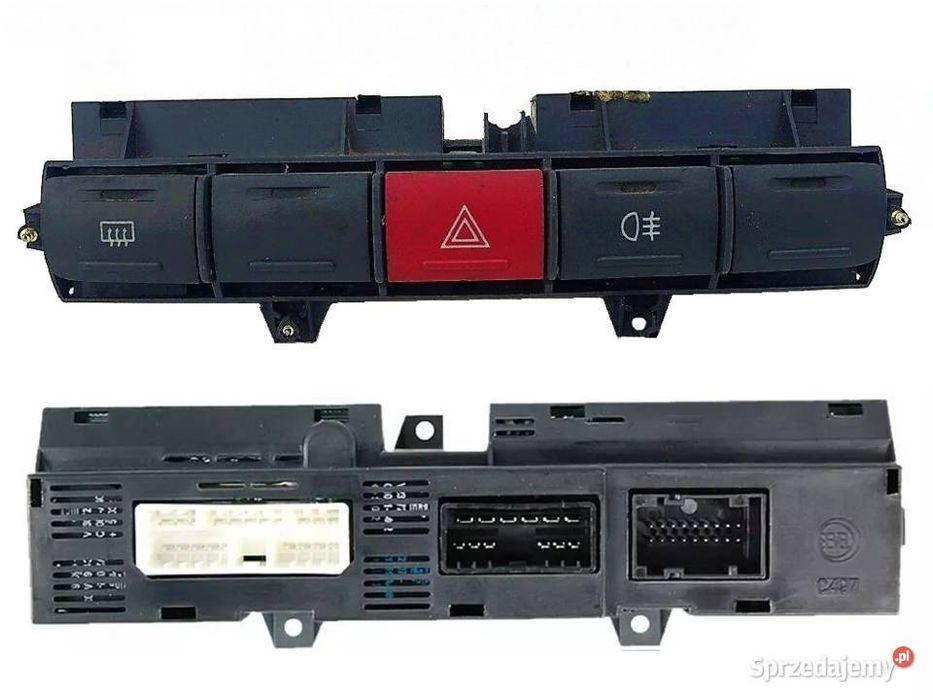 Fiat Ducato Peugeot Boxer Citroen Jumper 02-06 Panel Włącznik Świateł Awaryjnych Przerywacz Kierunkowskazów Podgrzewanie Szyb 7353061040 7353387550