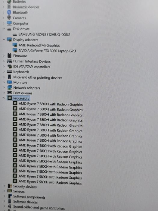 Lenovo Ideapad pro 16 rtx 3050 Ryzen 7