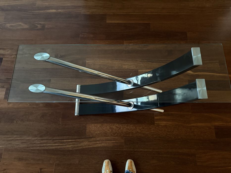 Mesa consola vidro