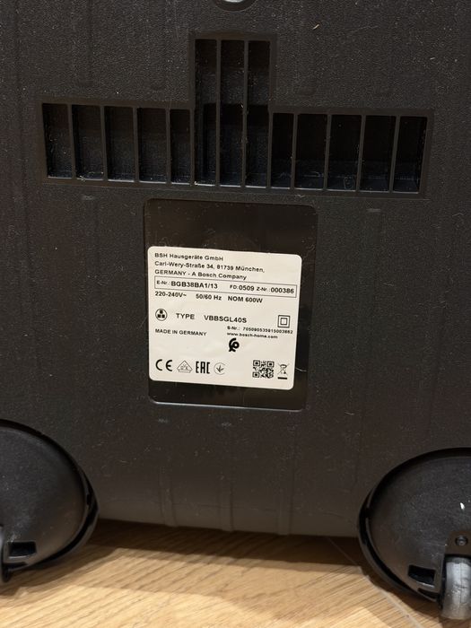 Aspirador Bosch Serie 4 (Garantia 3 anos)