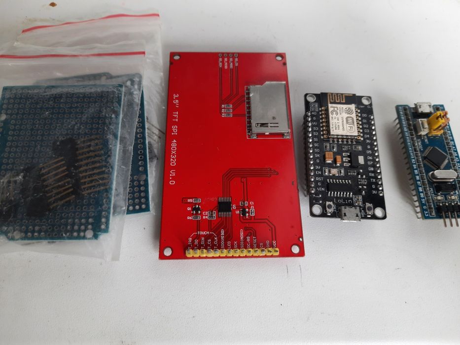 Tft 3.5 spi, esp8622, stm32, uno шилди