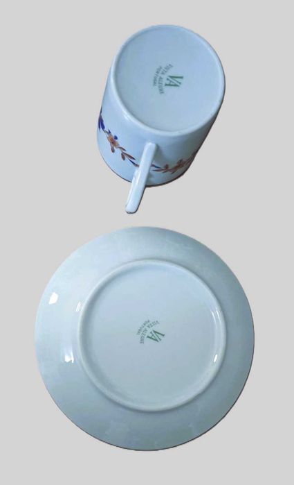 Duas chávenas de café Imari