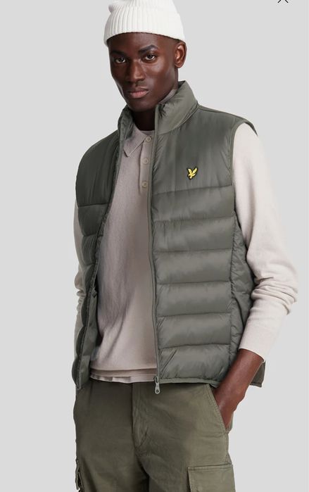 Жилетка Lyle & Scott Gunmetal Grey Wadded Gilet Jacket JK1231V