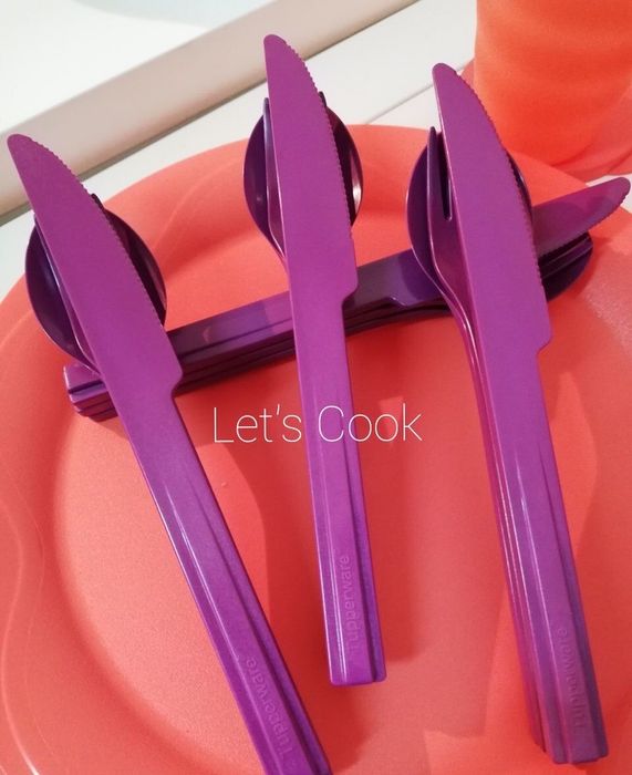 4 conjuntos de Talheres Tupperware