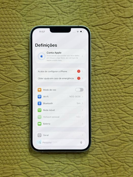 iPhone 14 Plus 256GB Branco - Bateria 100% saúde
