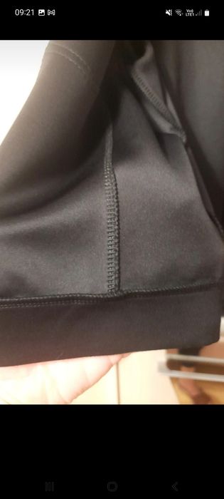 Komplet dresik czarny bluza rozpinana  uni
