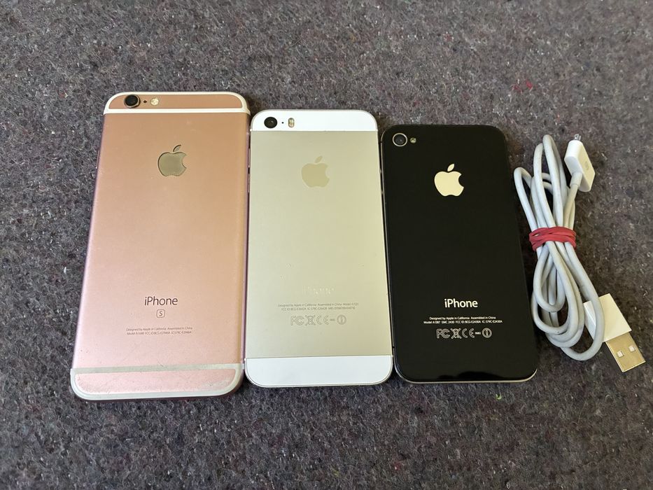 iPhone 4s,5s,6s.