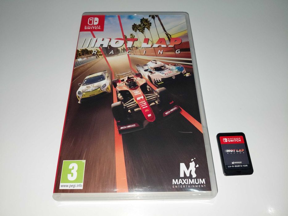 switch HOT LAP RACING wyścigi 1-4graczy dużo torów samochodów kardridż