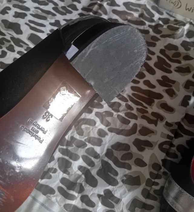Sapatos usados 1vez