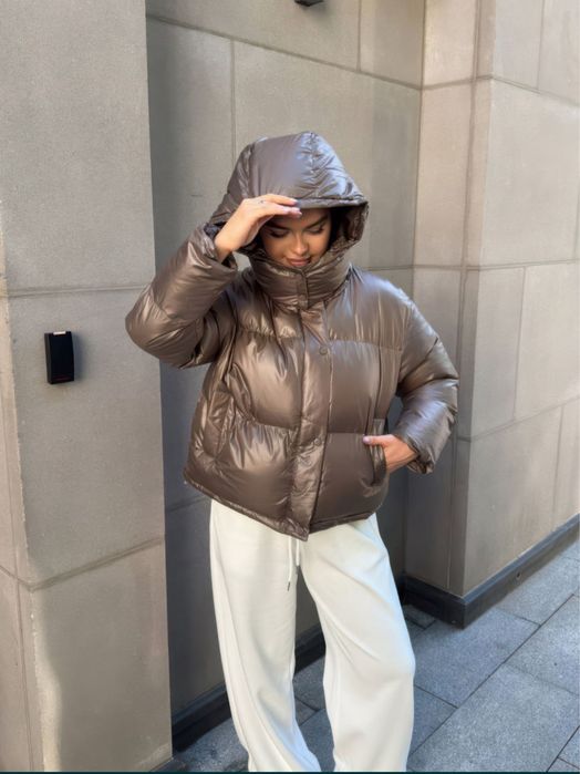 Жіноча зимова куртка, Теплий жіночий пуховик, Курточка на зиму