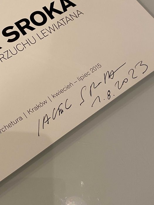 unikat 3 albumy Jacek Sroka odręczny rysunek autograf sztuka Kraków