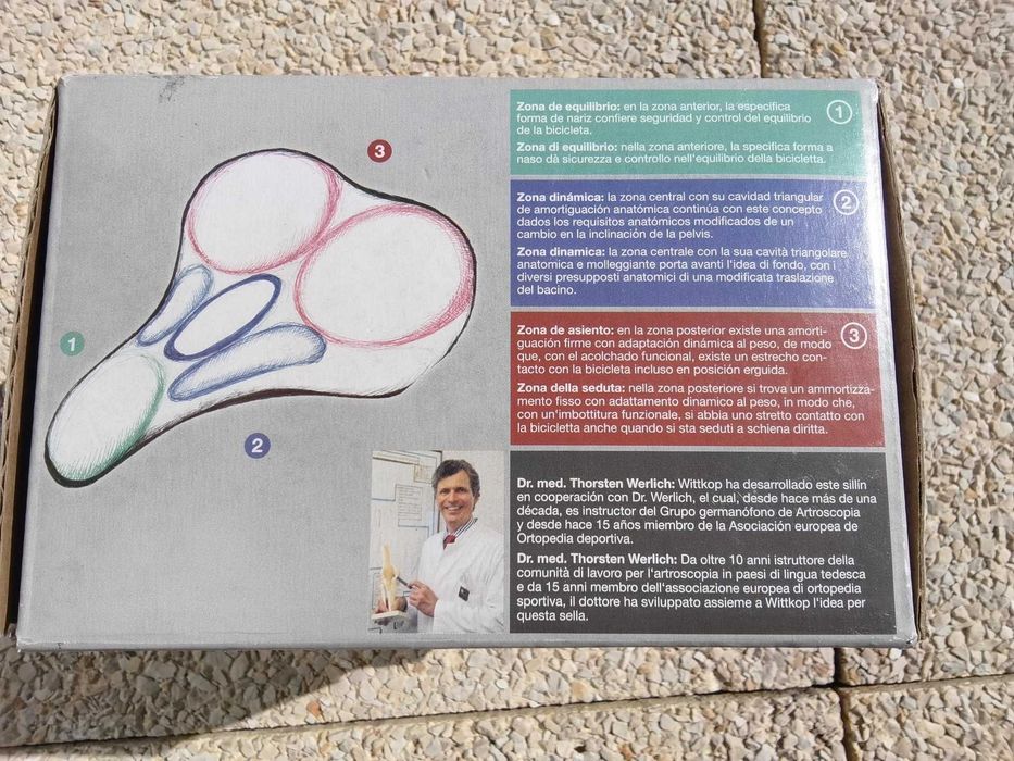 Selim bicicleta Wittkop Medicus gel